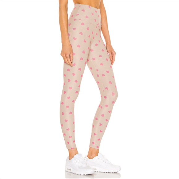 Beach Riot Ayla Legging Famous Taupe Heart XS - Picture 6 of 8